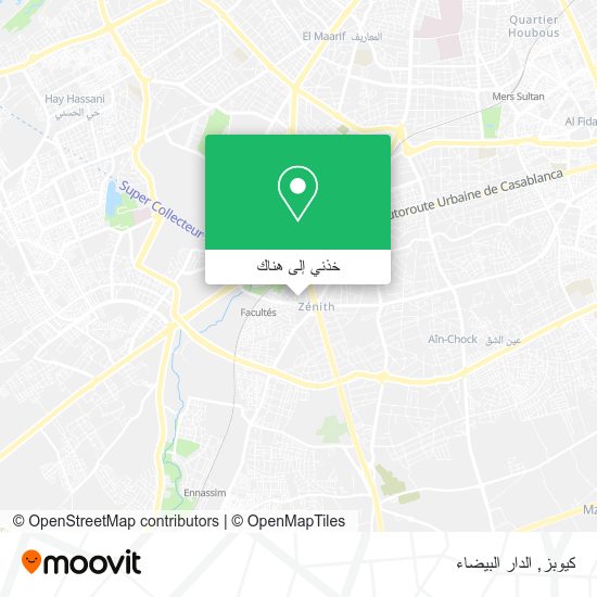 خريطة كيوبز