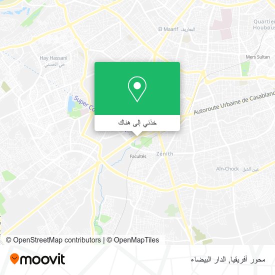 خريطة محور أفريقيا