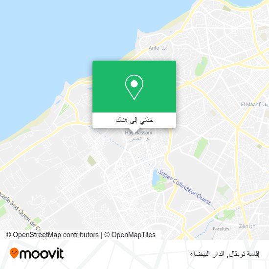 خريطة إقامة توبقال