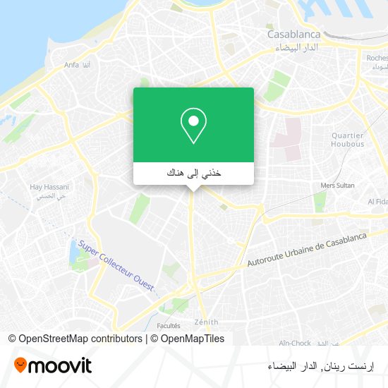 خريطة إرنست رينان