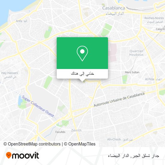 خريطة جدار تسلق الجبر