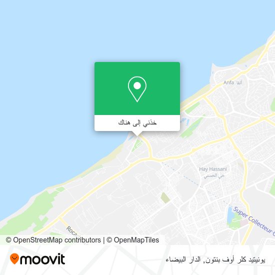 خريطة يونيتيد كلر أوف بنتون