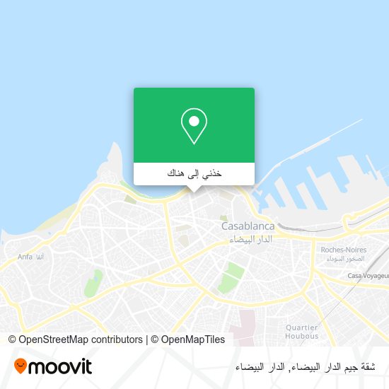 خريطة شقة جيم الدار البيضاء