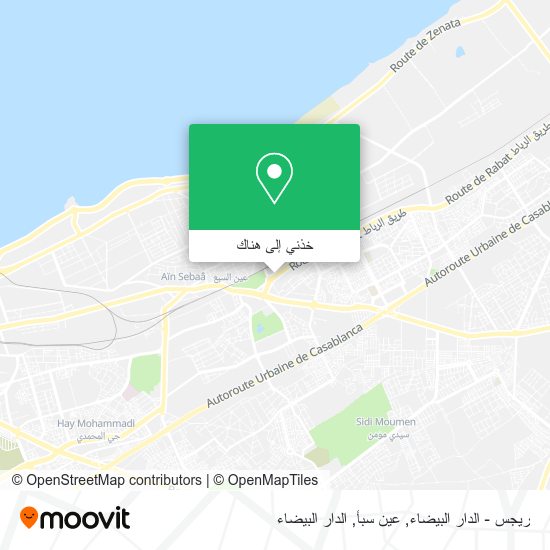 خريطة ريجس - الدار البيضاء, عين سبأ