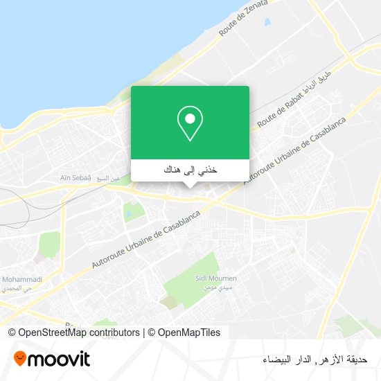 خريطة حديقة الأزهر