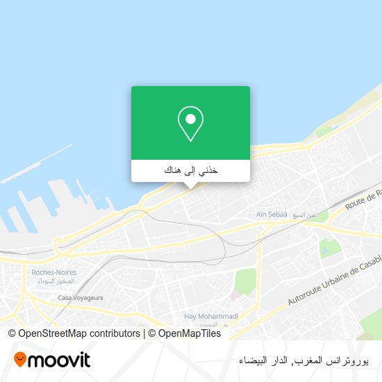خريطة يوروترانس المغرب
