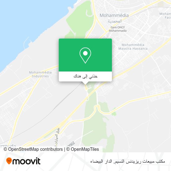 خريطة مكتب مبيعات ريزيدنس النسيم
