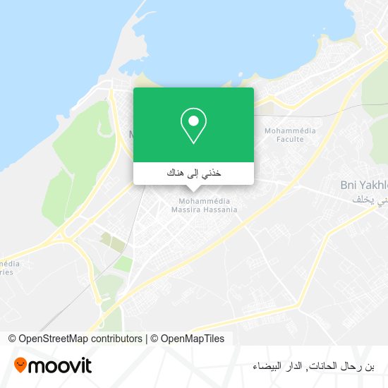 خريطة بن رحال الحانات