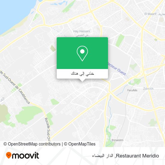 خريطة Restaurant Meridio