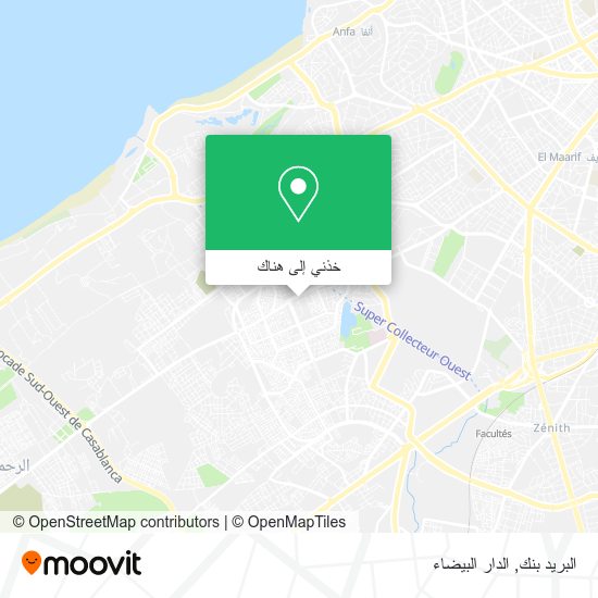 خريطة البريد بنك
