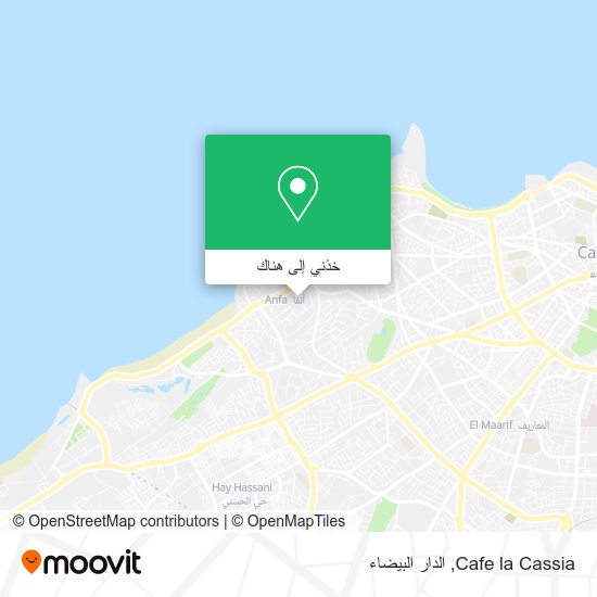 خريطة Cafe la Cassia