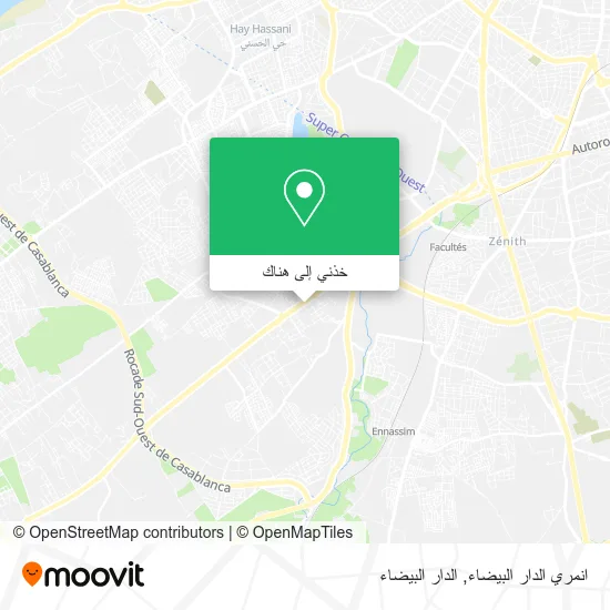 خريطة انمري الدار البيضاء