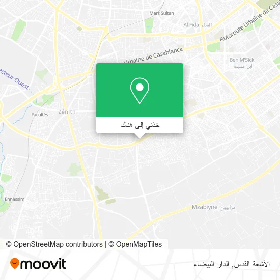 خريطة الأشعة القدس