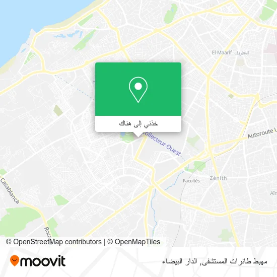 خريطة مهبط طائرات المستشفى