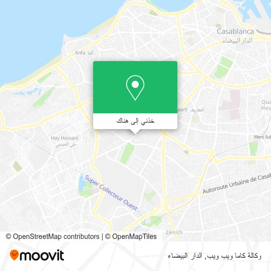 خريطة وكالة كاما ويب ويب