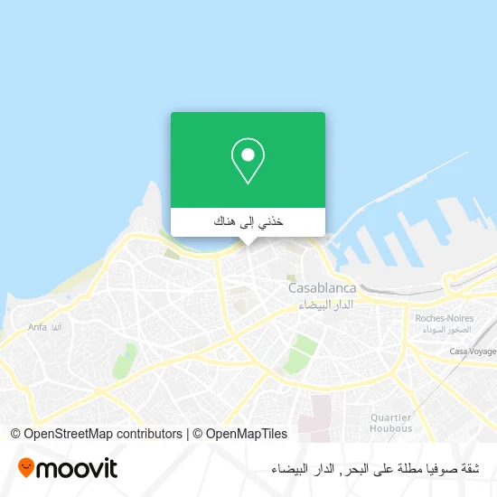 خريطة شقة صوفيا مطلة على البحر