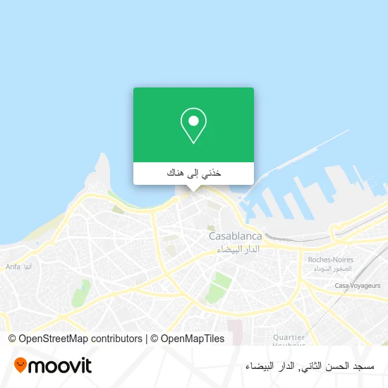 خريطة مسجد الحسن الثاني