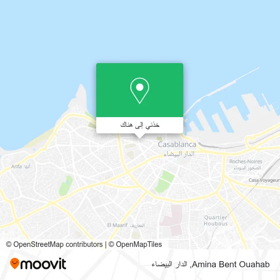 خريطة Amina Bent Ouahab
