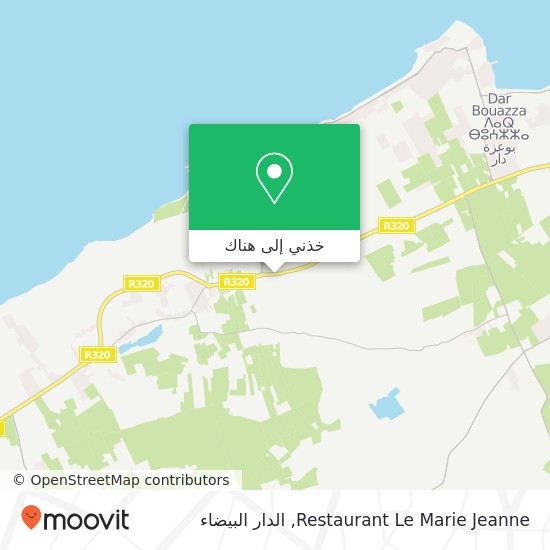 خريطة Restaurant Le Marie Jeanne