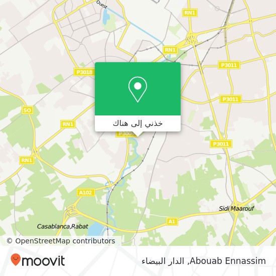 خريطة Abouab Ennassim