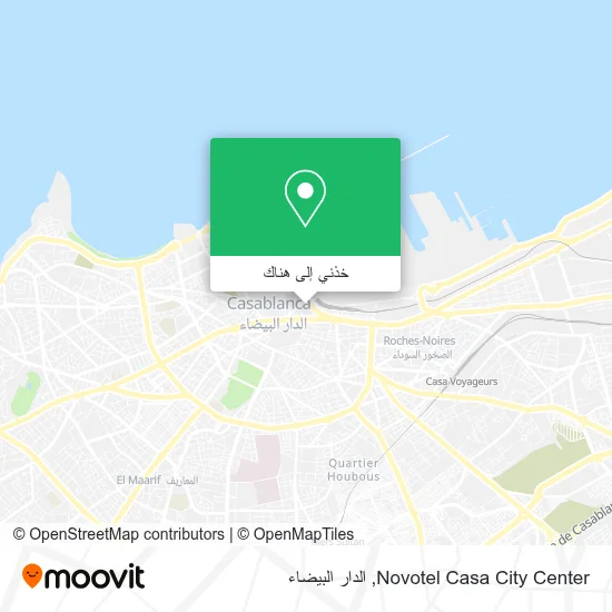 خريطة Novotel Casa City Center