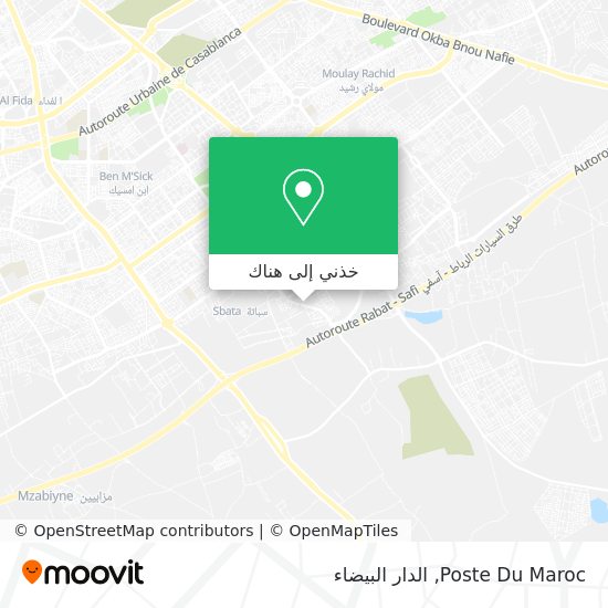 خريطة Poste Du Maroc