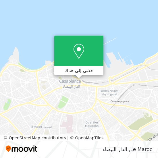خريطة Le Maroc