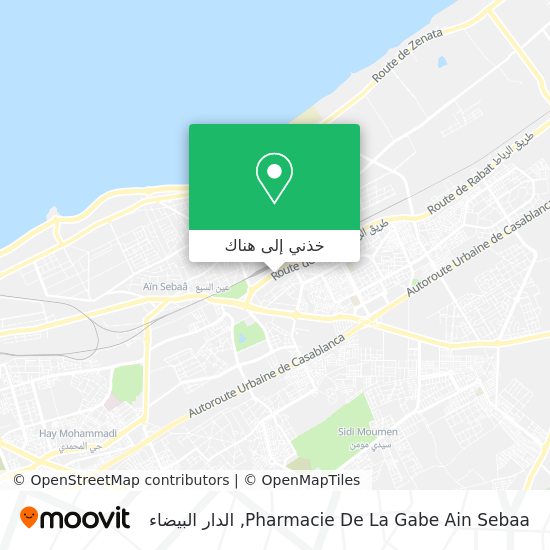 خريطة Pharmacie De La Gabe Ain Sebaa