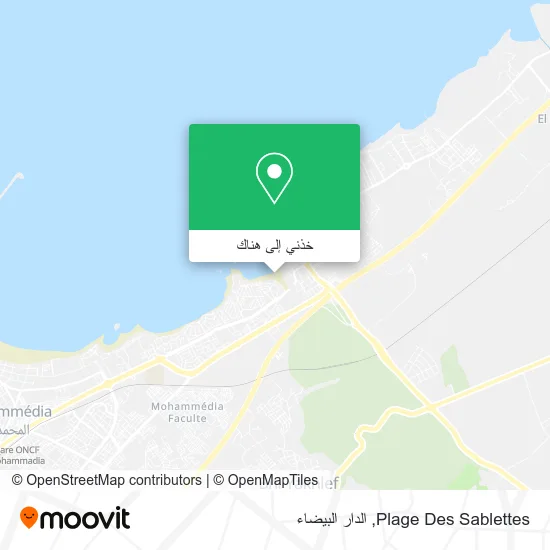 خريطة Plage Des Sablettes