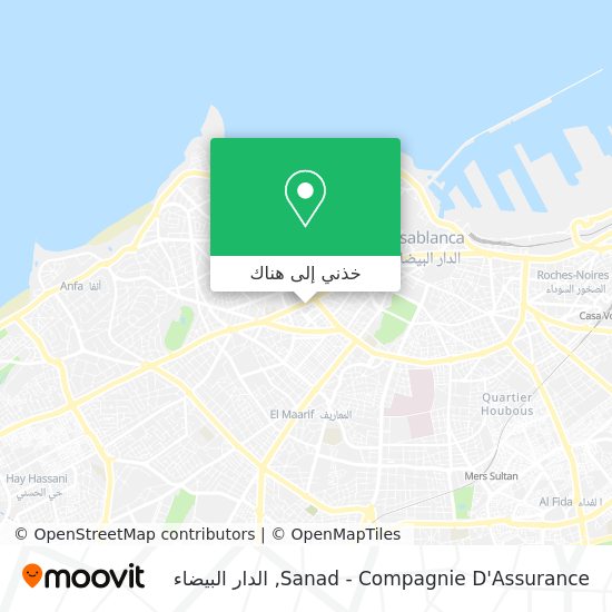 خريطة Sanad - Compagnie D'Assurance