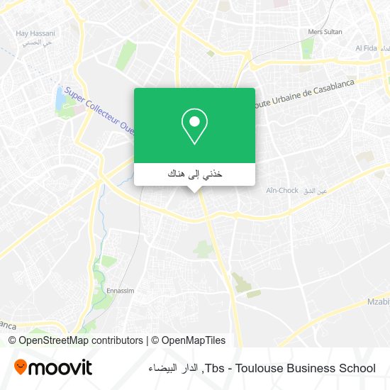 خريطة Tbs - Toulouse Business School