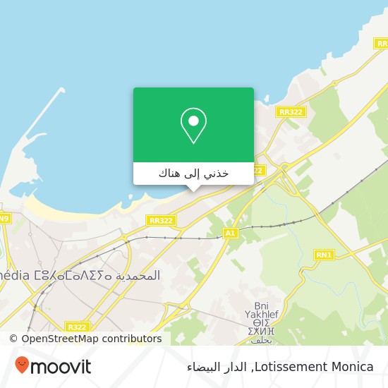 خريطة Lotissement Monica