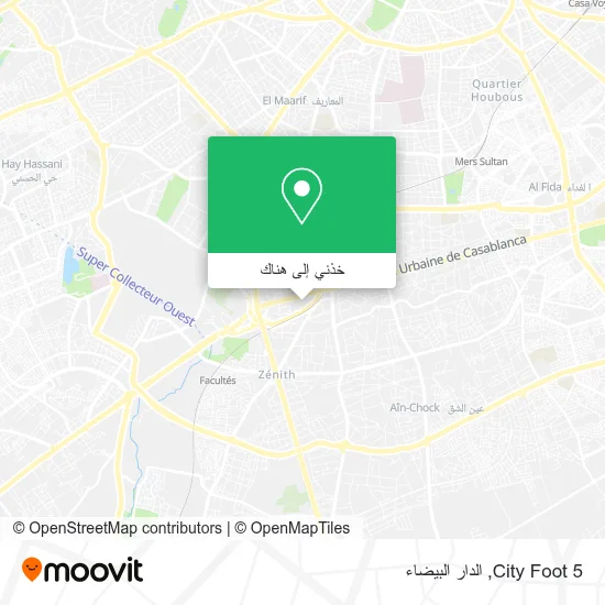 خريطة City Foot 5