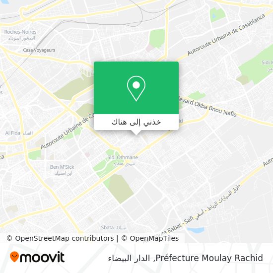 خريطة Préfecture Moulay Rachid
