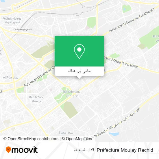 خريطة Préfecture Moulay Rachid