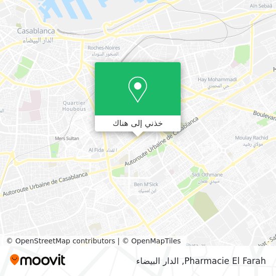 خريطة Pharmacie El Farah
