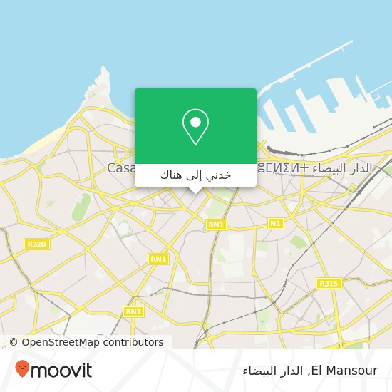 خريطة El Mansour