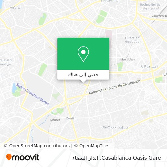 خريطة Casablanca Oasis Gare