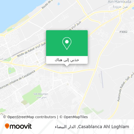 خريطة Casablanca Ahl Loghlam