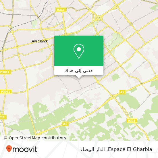 خريطة Espace El Gharbia