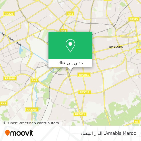 خريطة Amabis Maroc