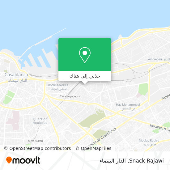 خريطة Snack Rajawi