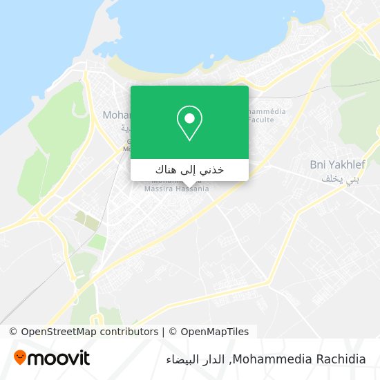 خريطة Mohammedia Rachidia