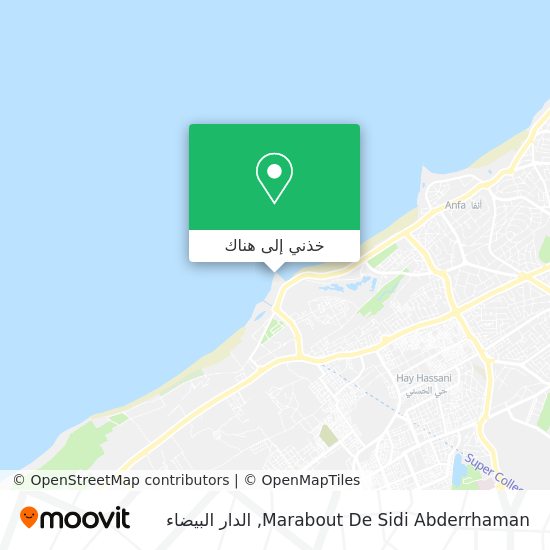 خريطة Marabout De Sidi Abderrhaman