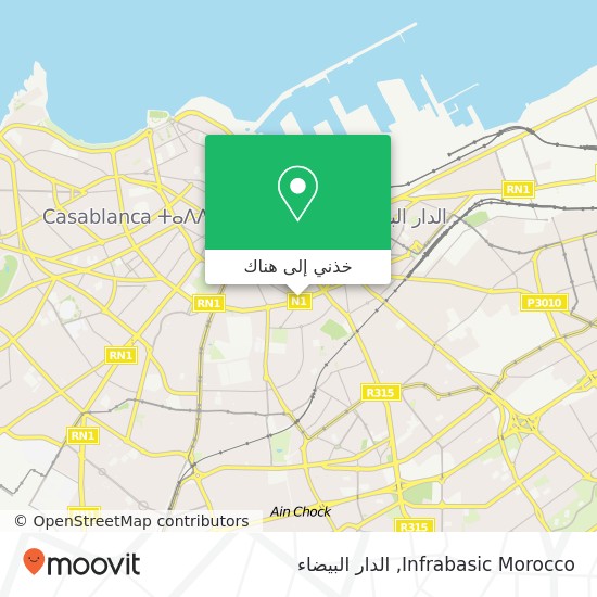 خريطة Infrabasic Morocco