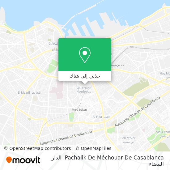 خريطة Pachalik De Méchouar De Casablanca
