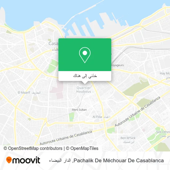 خريطة Pachalik De Méchouar De Casablanca