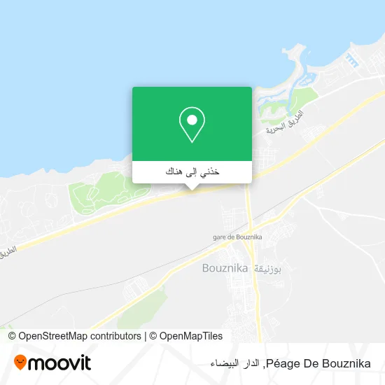 خريطة Péage De Bouznika