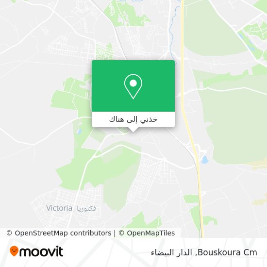 خريطة Bouskoura Cm
