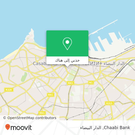 خريطة Chaabi Bank
